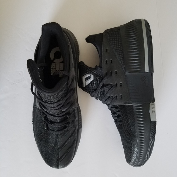 Adidas Dame 3 D Lillard Black Low Basketball Shoes - Picture 7 of 7